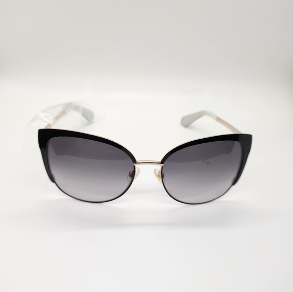 kate spade New York Genice Square Oversize Half-Rim Sunglasses NIB - Picture 2 of 8